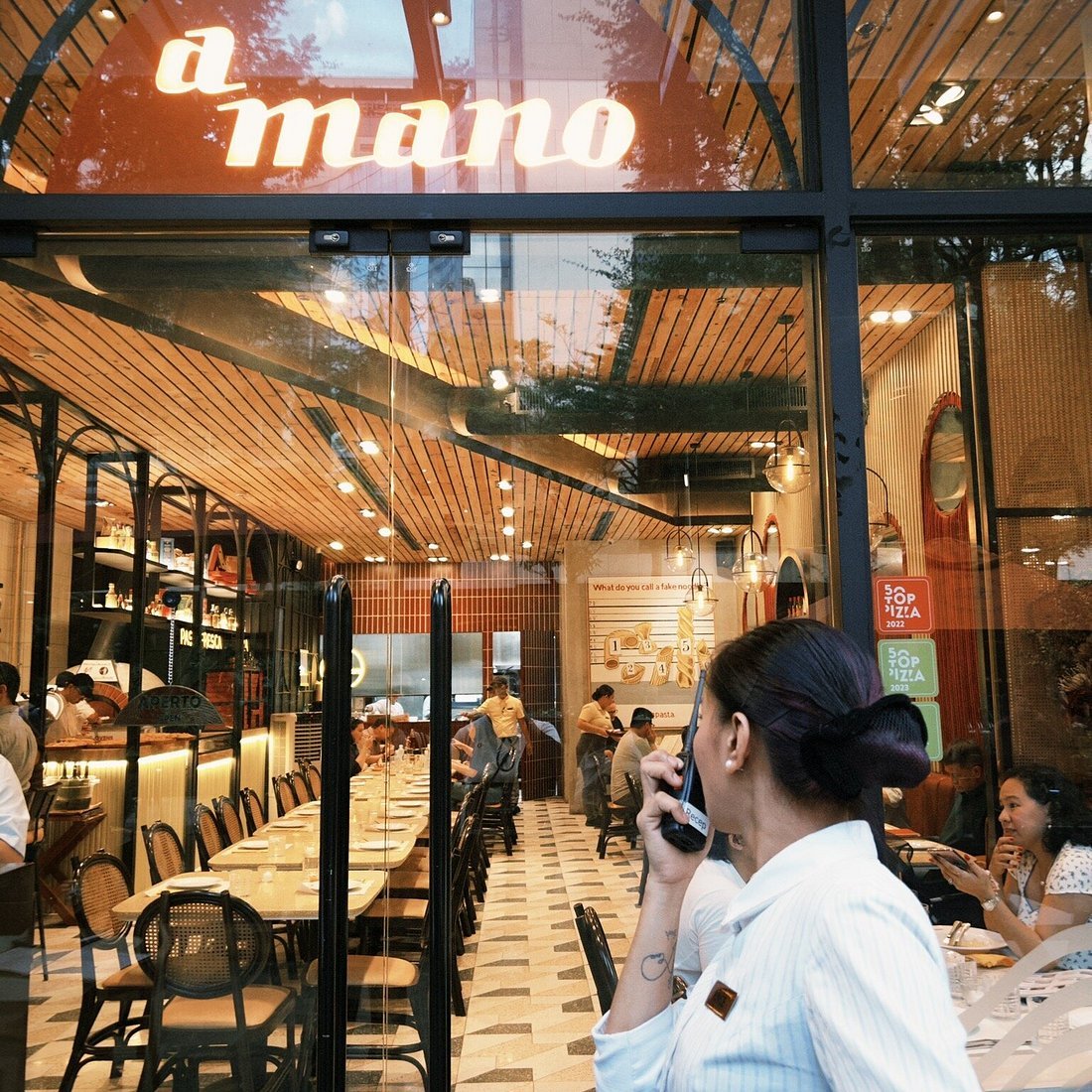a mano restaurant in Makati, Philippines