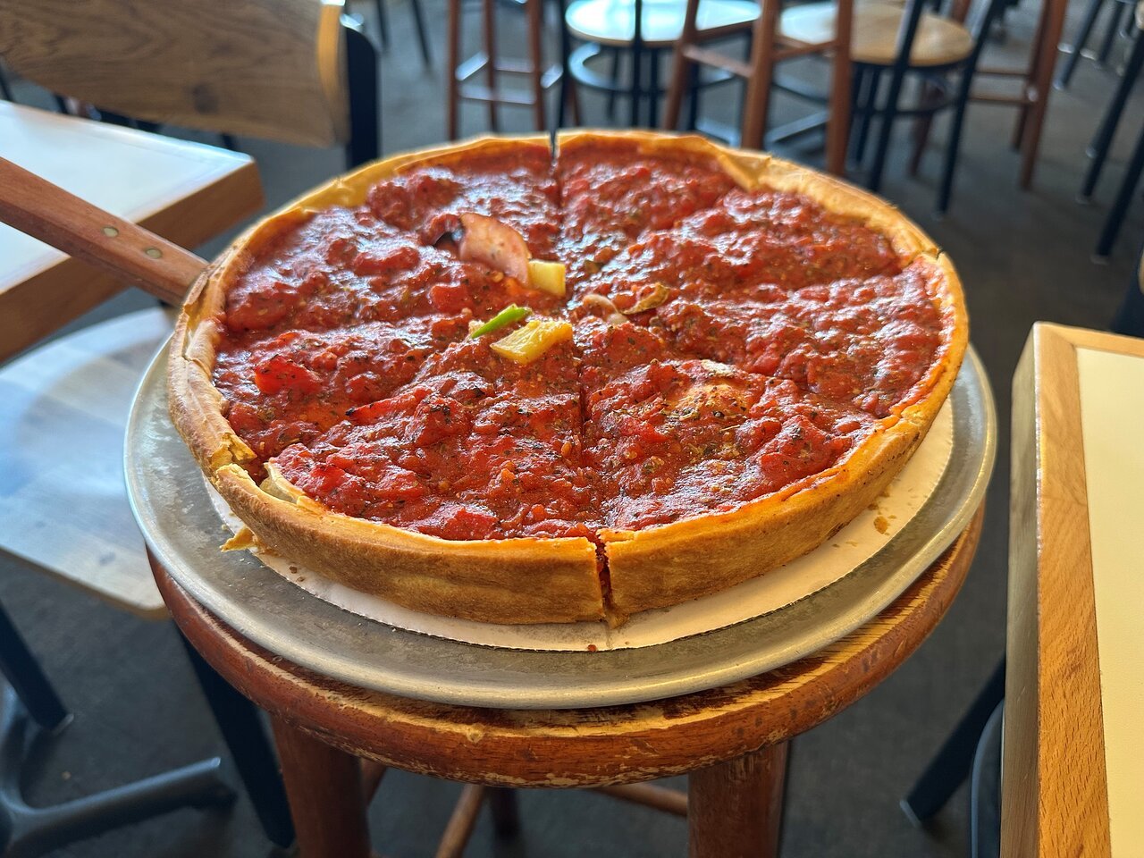 Zachary's Chicago Pizza restaurant in San Francisco, United States