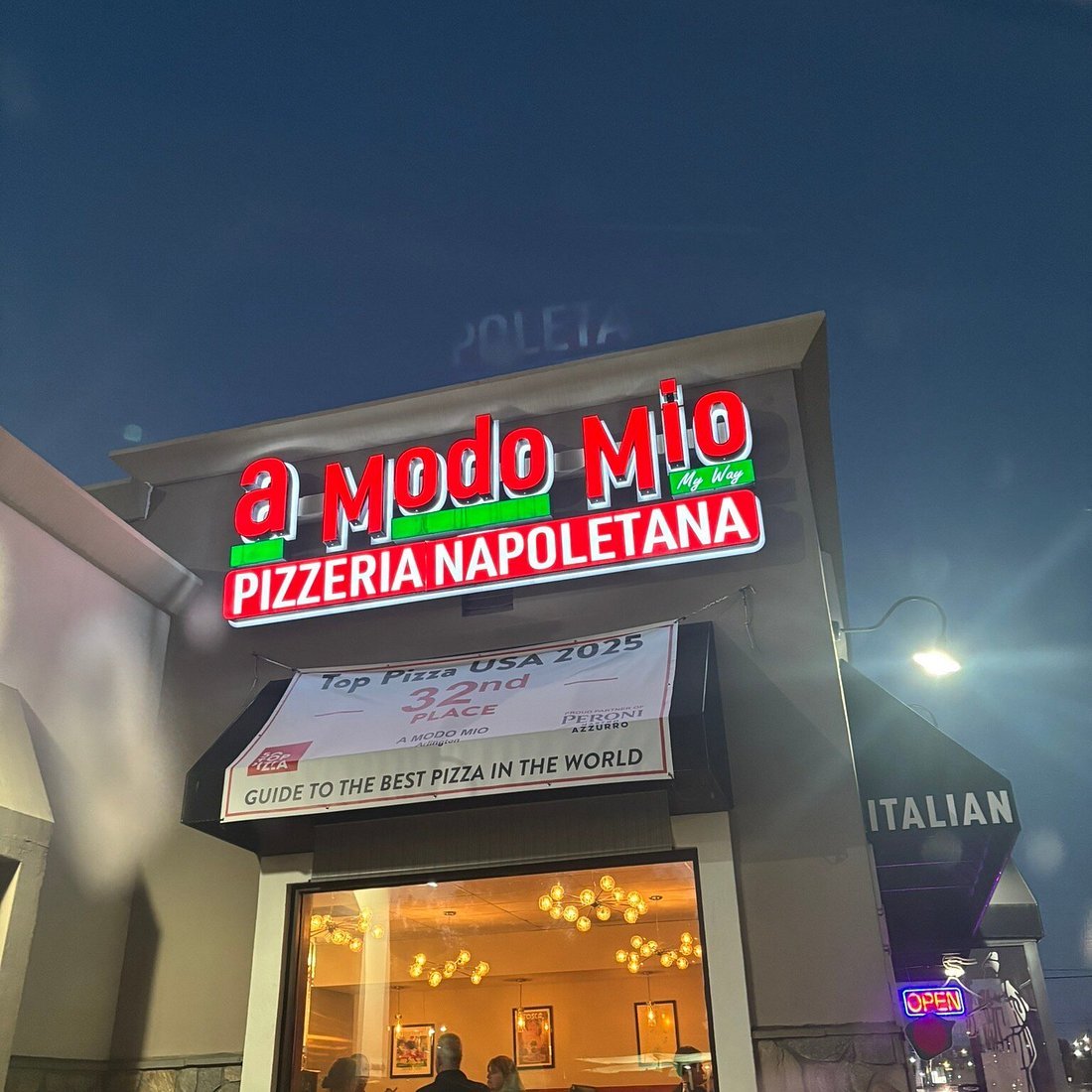 A Modo Mio Pizzeria Napoletana restaurant in Arlington, United States