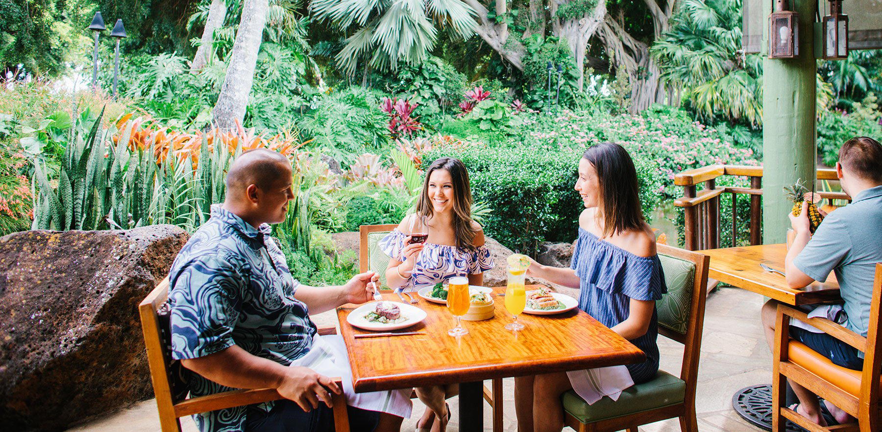 Keoki's Paradise restaurant in Koloa, United States