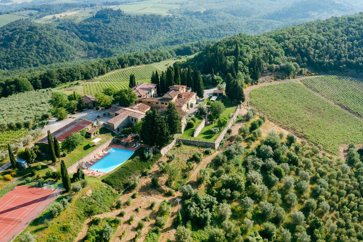 Quercia al Poggio winery in Barberino Tavarnelle, Italy
