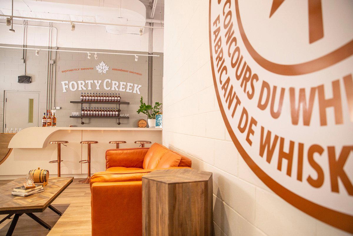 Forty Creek Distillery winery in Grimsby