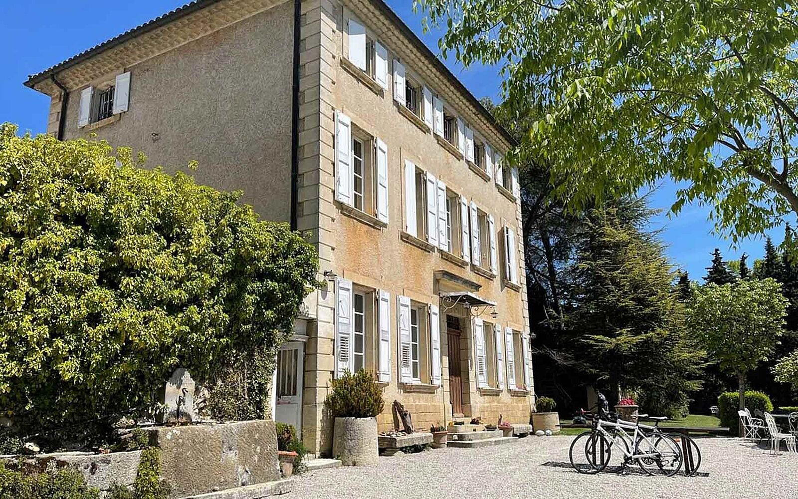 Château de Saint Cosme winery in Gigondas