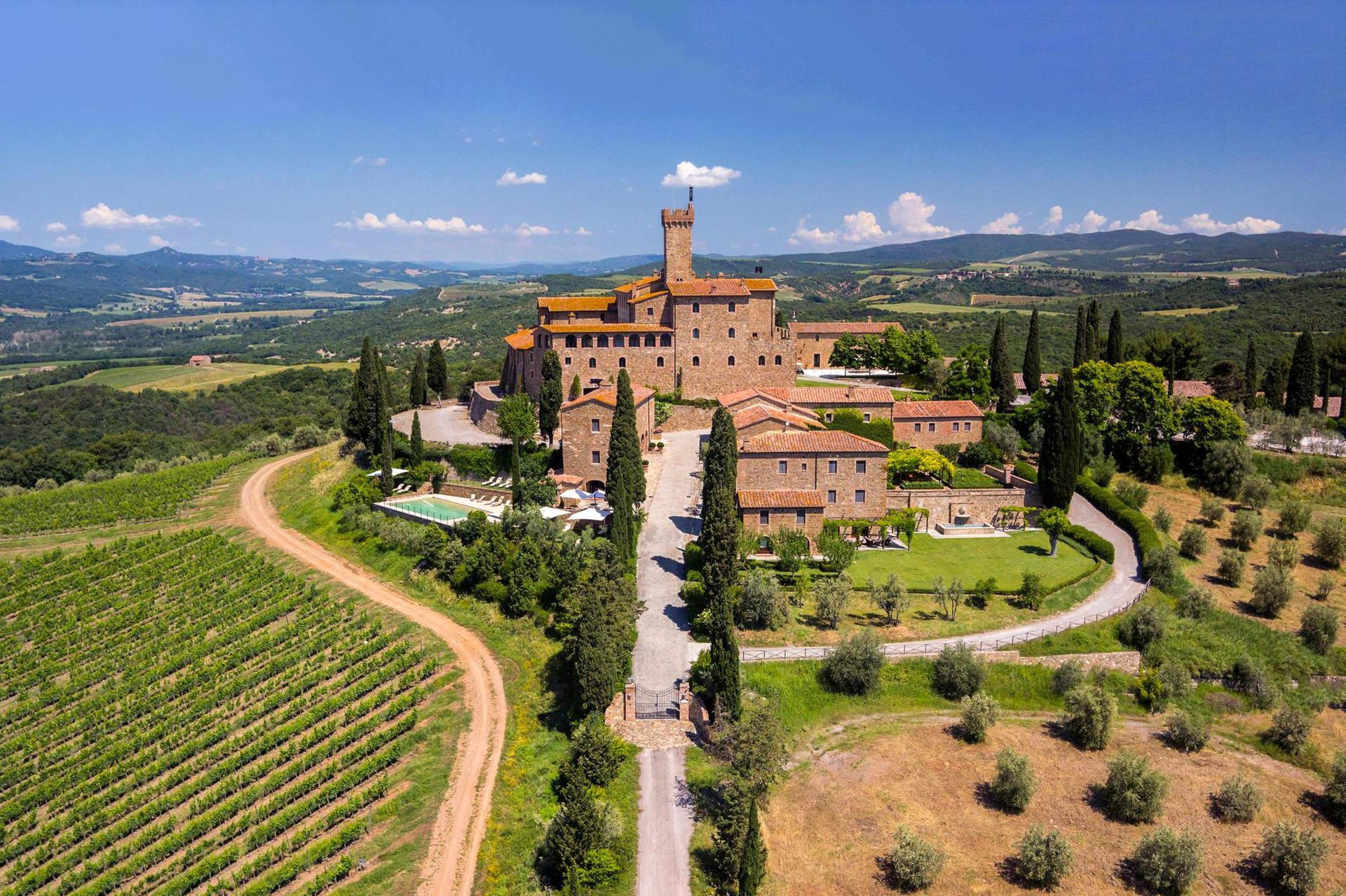 Banfi winery in Montalcino, Italy