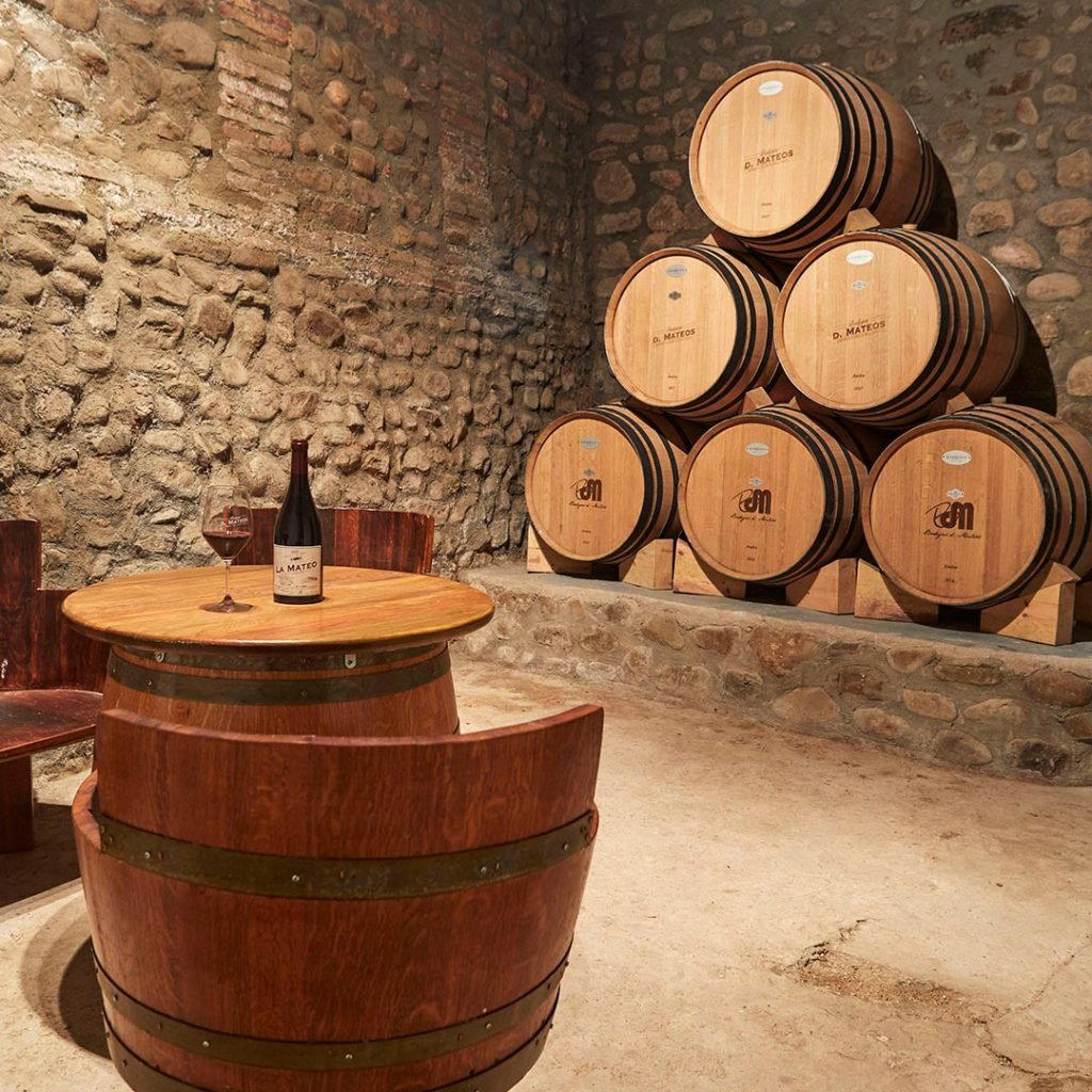Bodegas d. Mateos winery in Aldeanueva De Ebro
