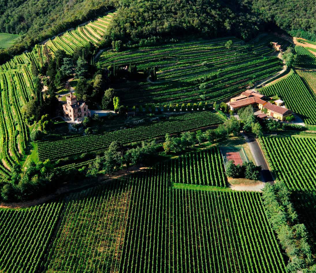 Castello Bonomi winery in Coccaglio, Italy