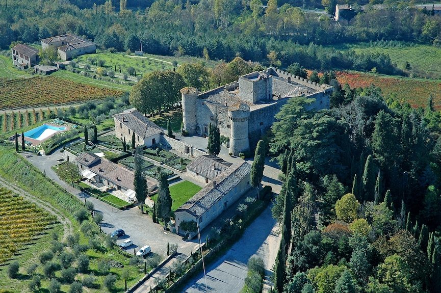Castello di Meleto, Gaiole in Chianti, Italy