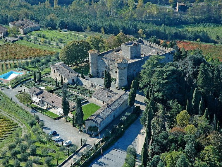 Castello di Meleto, Gaiole in Chianti, Italy