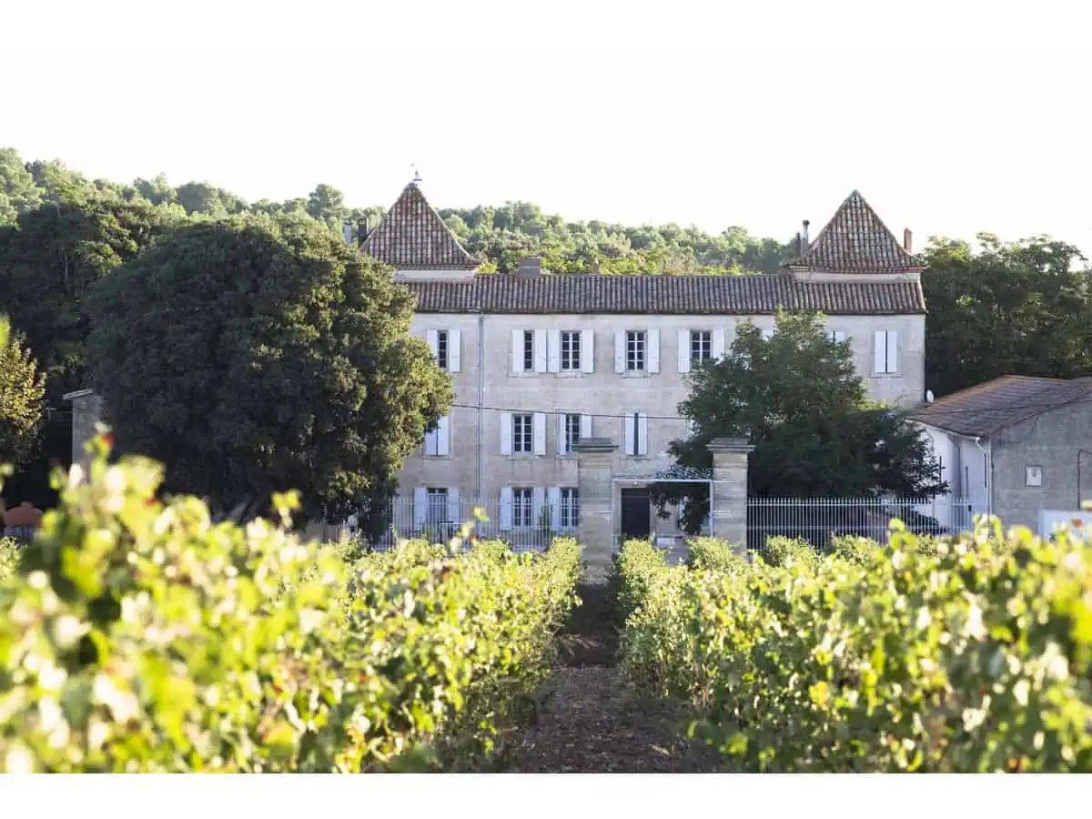 Château de Marmorières winery in Vinassan