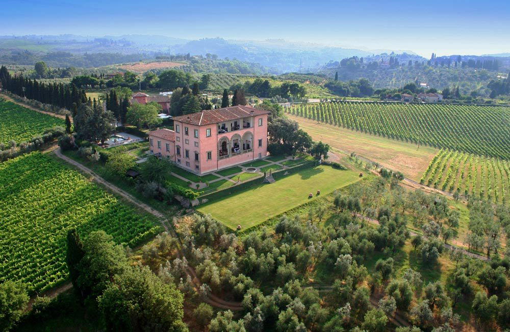 Villa Mangiacane winery in San Casciano in Val di Pesa, Italy