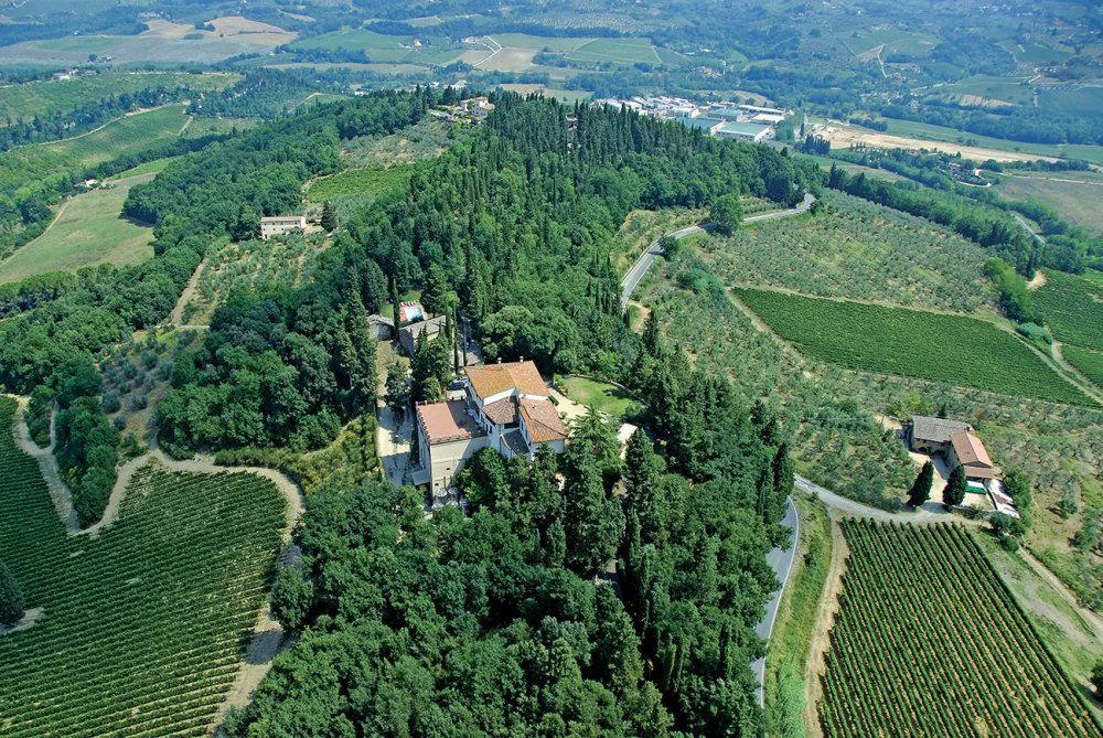 Castelvecchio winery in San Casciano in Val di Pesa