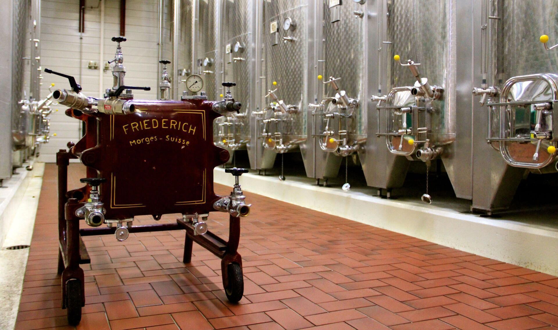 Domaine Rosset winery in Rolle, Switzerland
