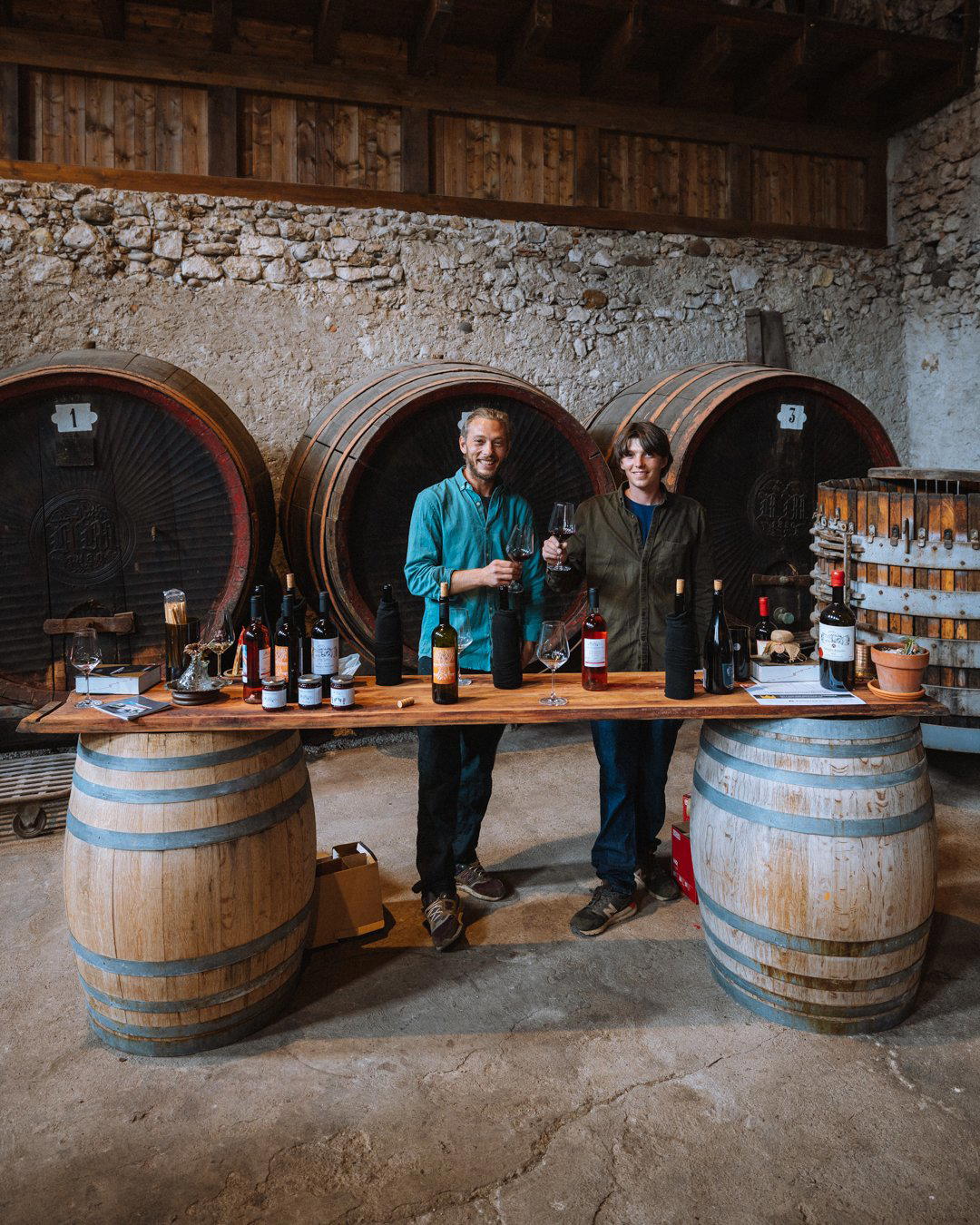 Cantina Pelossi SA winery in Pazzallo, Switzerland
