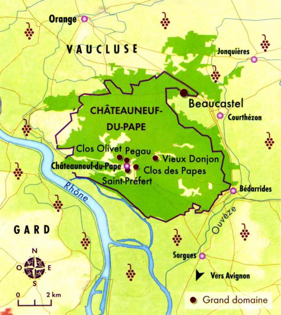 Château Fargueirol winery in Châteauneuf-du-Pape, France