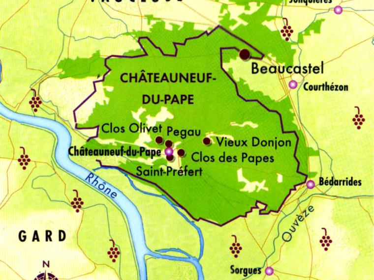 Château Fargueirol, Châteauneuf-du-Pape, France