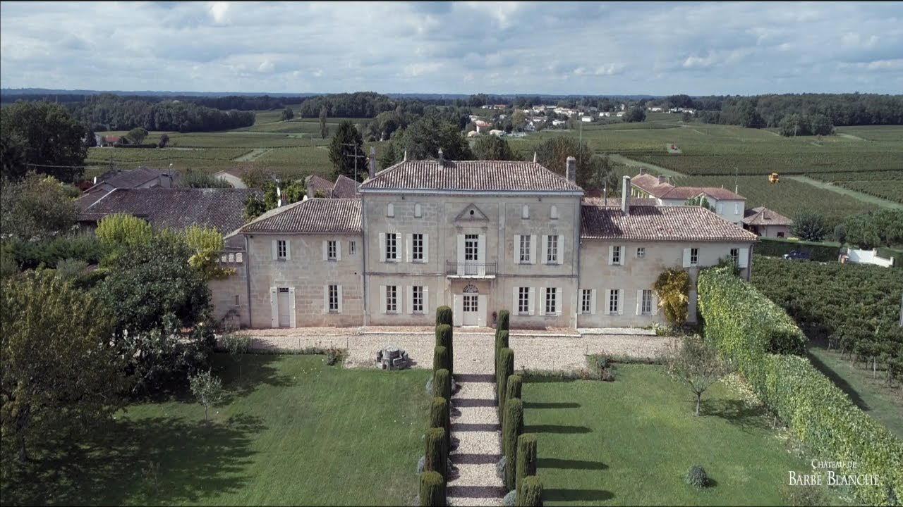 Château de Barbe Blanche winery in Lussac