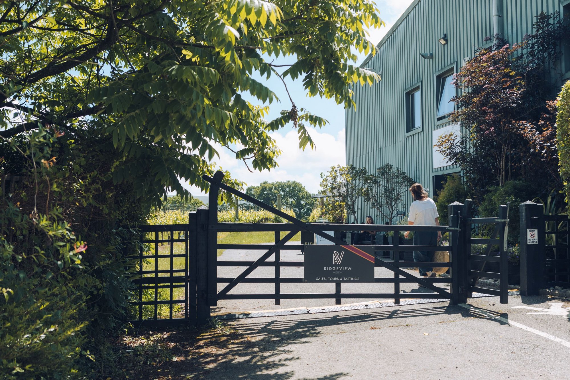 Ridgeview winery in Fragbarrow Lane, United Kingdom