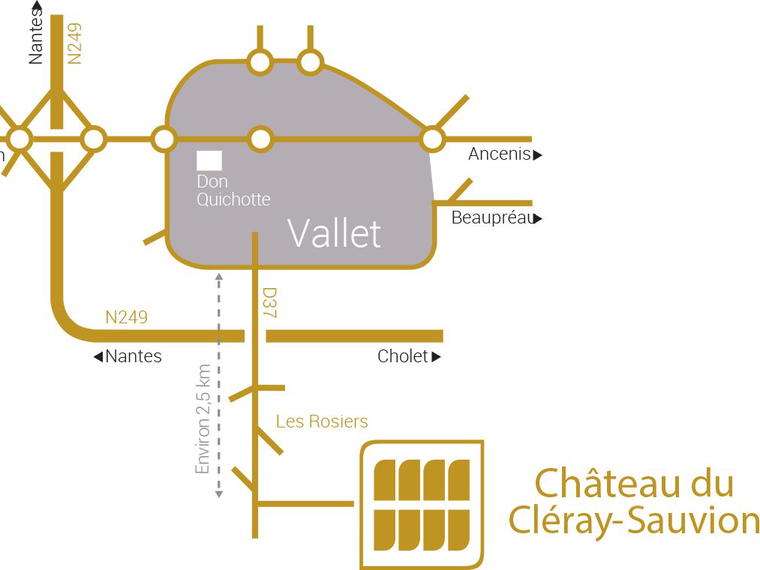 Château du Cléray-Sauvion, Vallet, France