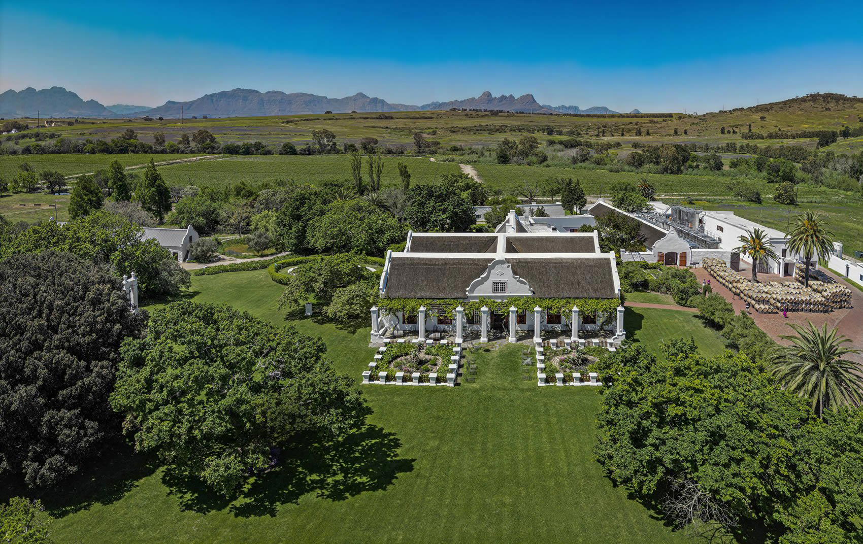 Meerlust Estate winery in Stellenbosch, South Africa