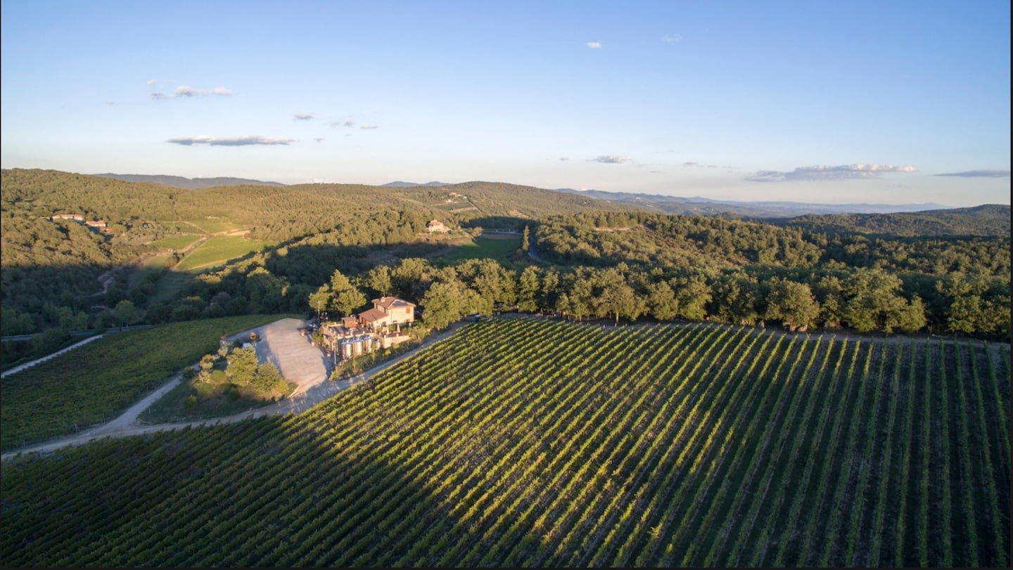 Poggio Amorelli winery in Castellina in Chianti, Italy
