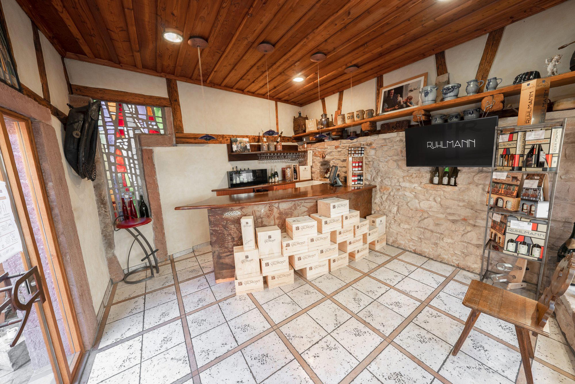 Ruhlmann-Schutz winery in Dambach La Ville