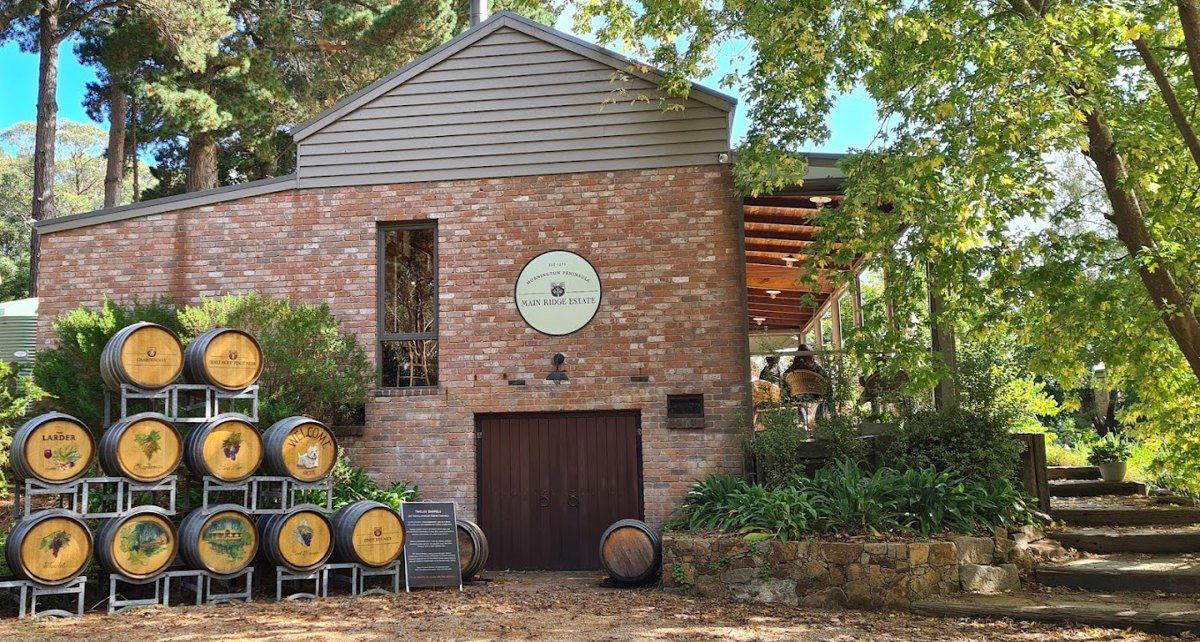 Main Ridge Estate winery in Red Hill