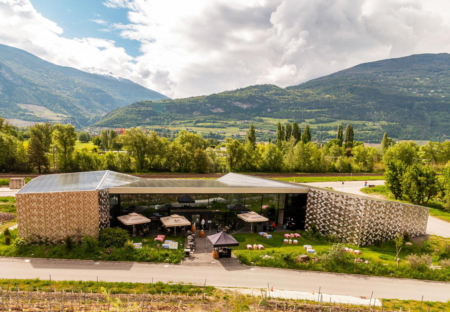 Les Celliers de Sion winery in Sion, Switzerland