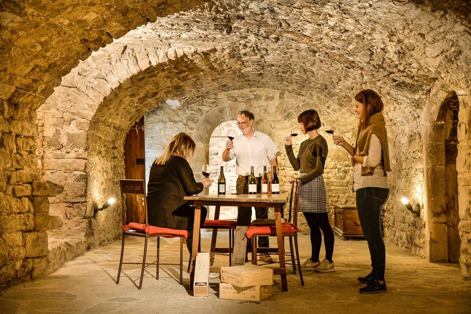 Château de Lascaux winery in Vacquieres