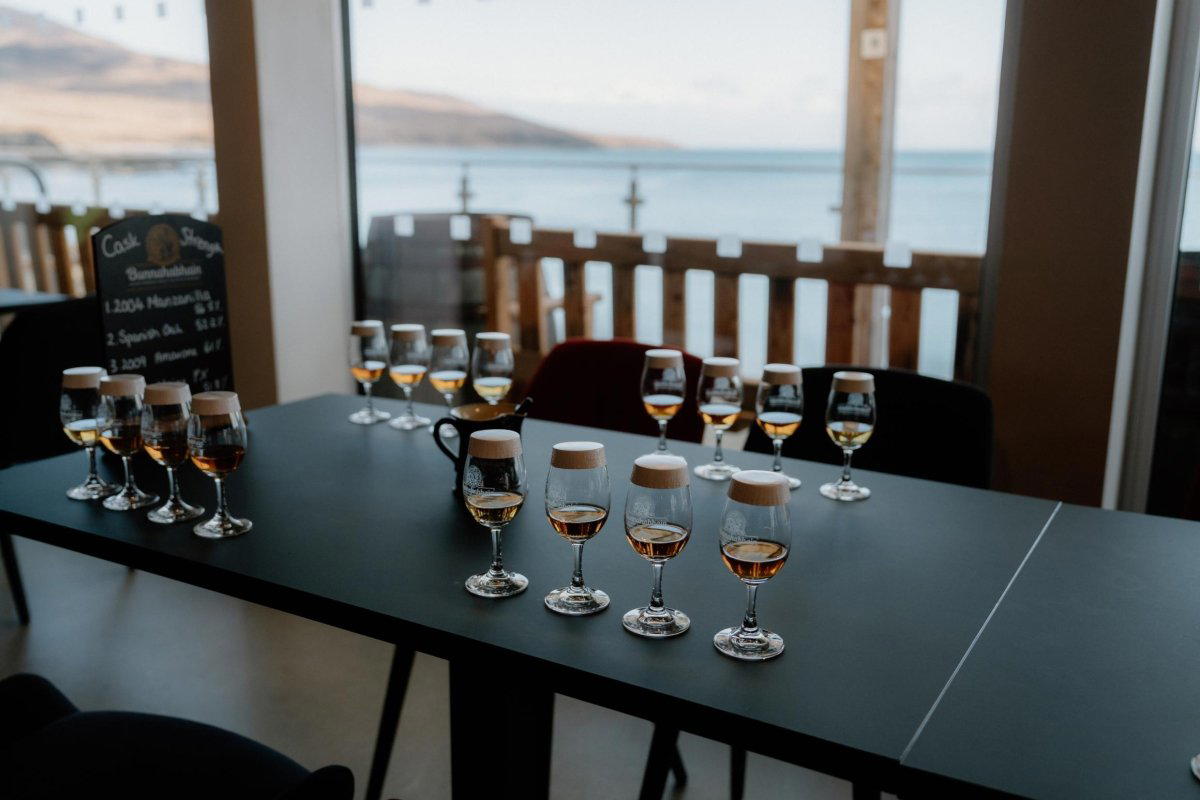 Bunnahabhain winery in Port Askaig