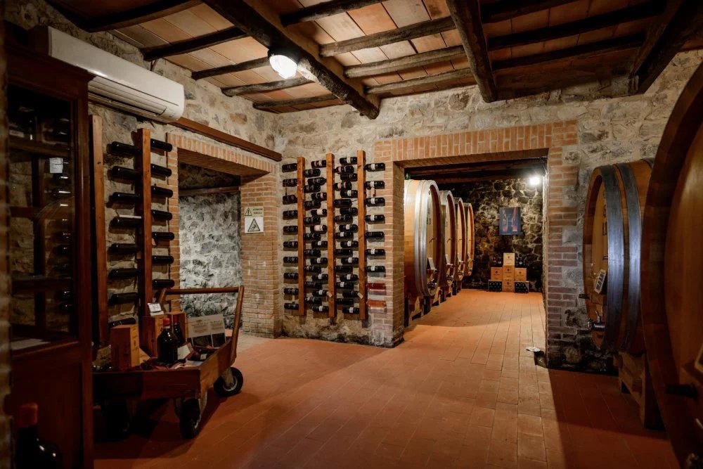 Casanuova delle Cerbaie winery in Montalcino, Italy