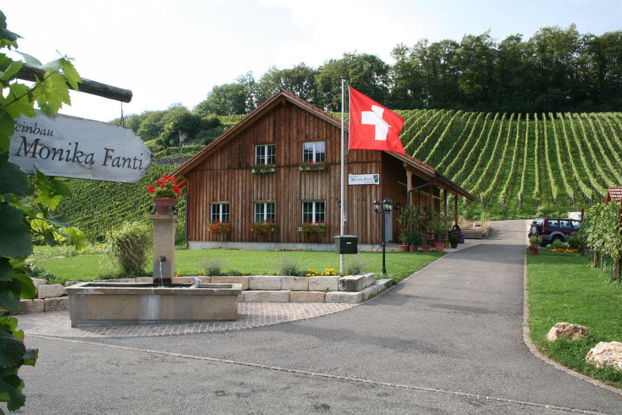 Weinbau Monika Fanti winery in Aesch Bl, Switzerland