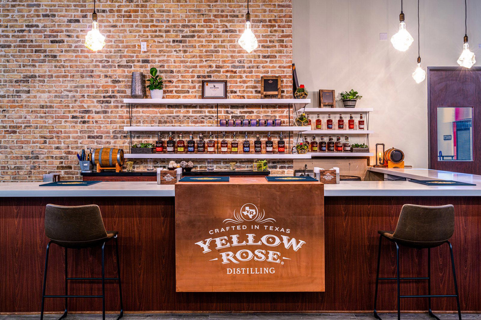 Yellow Rose Distilling winery in Houston