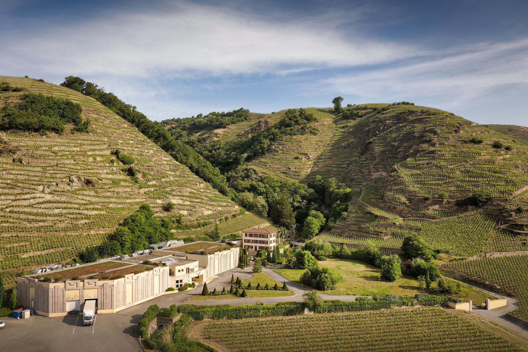 Vidal-Fleury winery in Tupin Et Semons