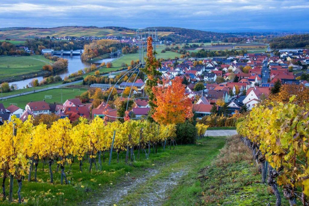 Bocksbeutelweingut Scheller winery in Stammheim, Germany