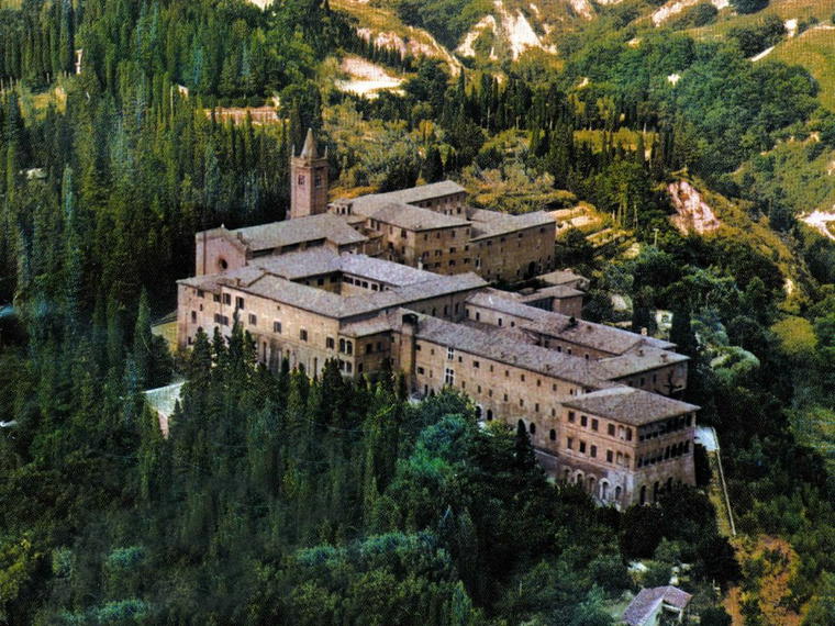 Abbazia Monte Oliveto, Asciano, Italy