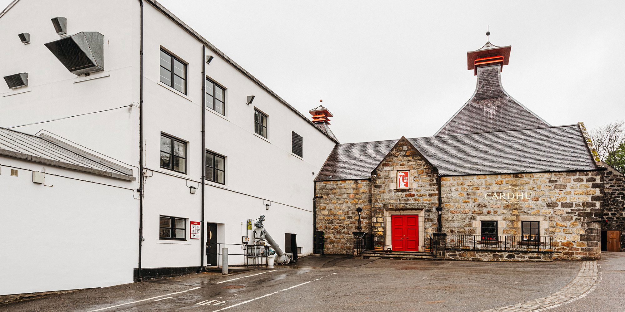 Cardhu winery in Knockando, United Kingdom