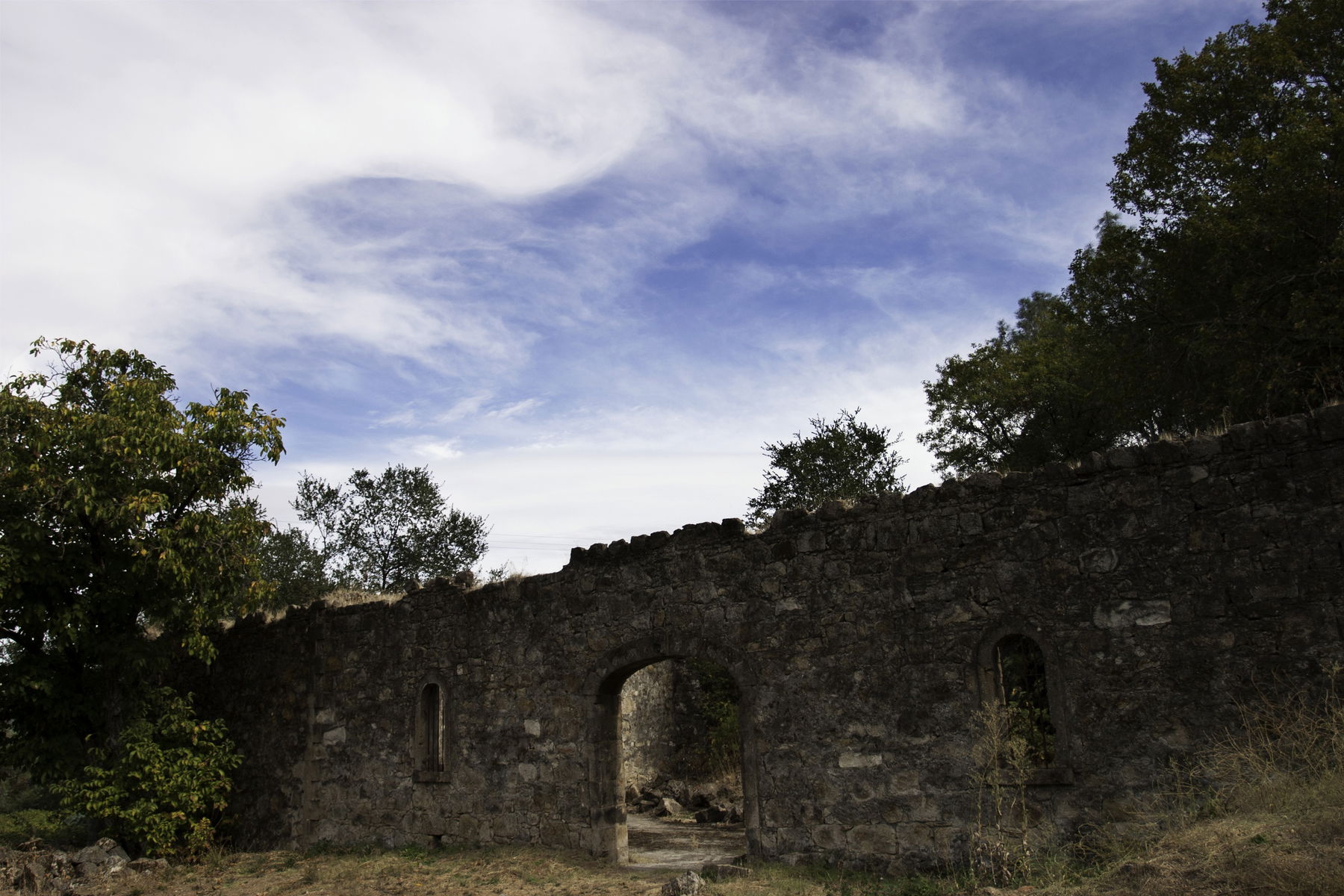 Ghost winery at Dana Estates.