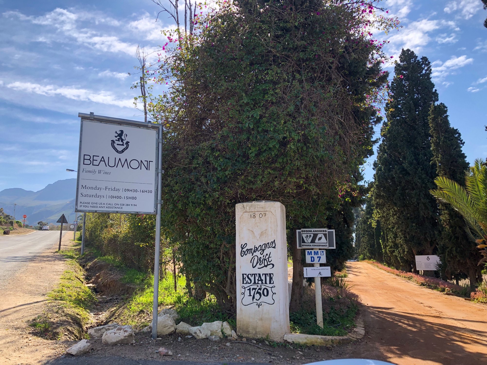 Beaumont Family Wines winery in Bot River, South Africa