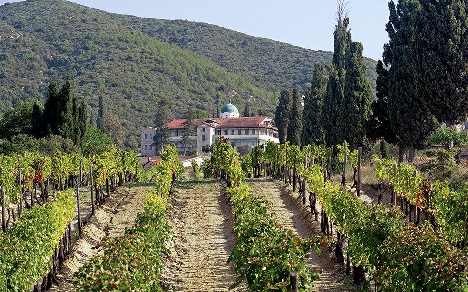 Tsantali Distillery winery in Thessaloniki, Greece