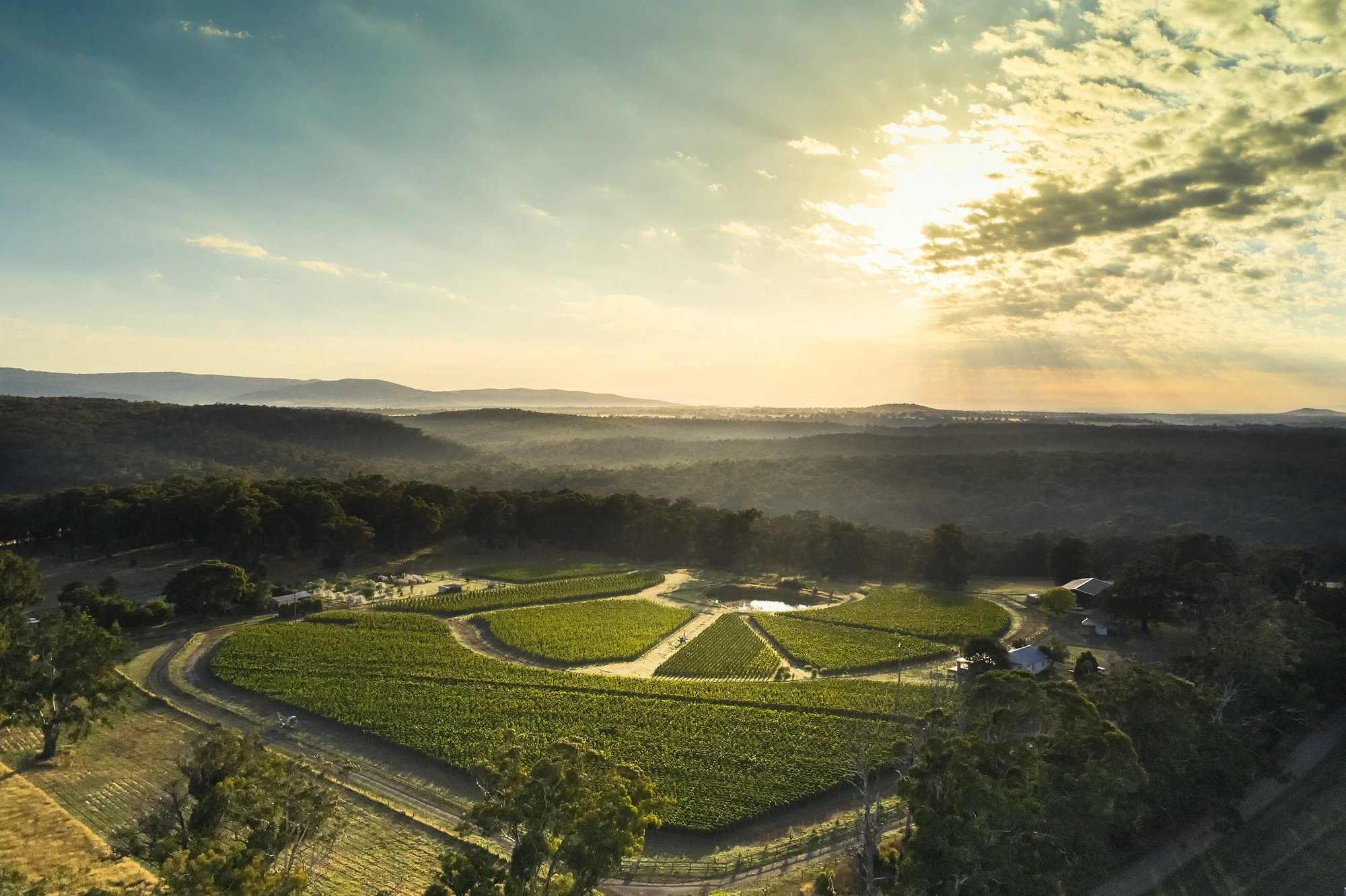 Place of Changing Winds winery in Macedon Ranges, Australia
