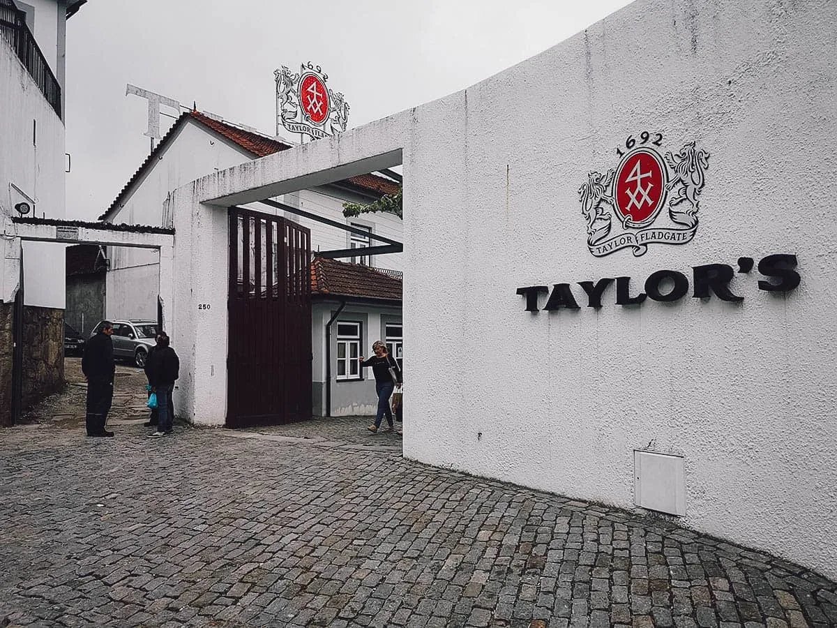 Taylor's Port winery in Vila Nova de Gaia