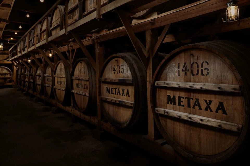 Metaxa Distillery winery in Athens, Greece