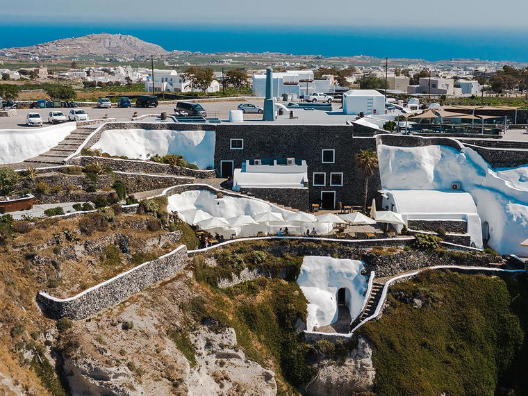 Venetsanos Winery, Santorini, Greece