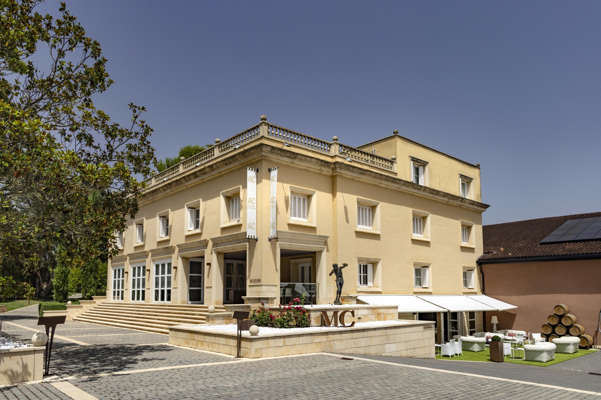 Marqués de Cáceres winery in Cenicero, Spain