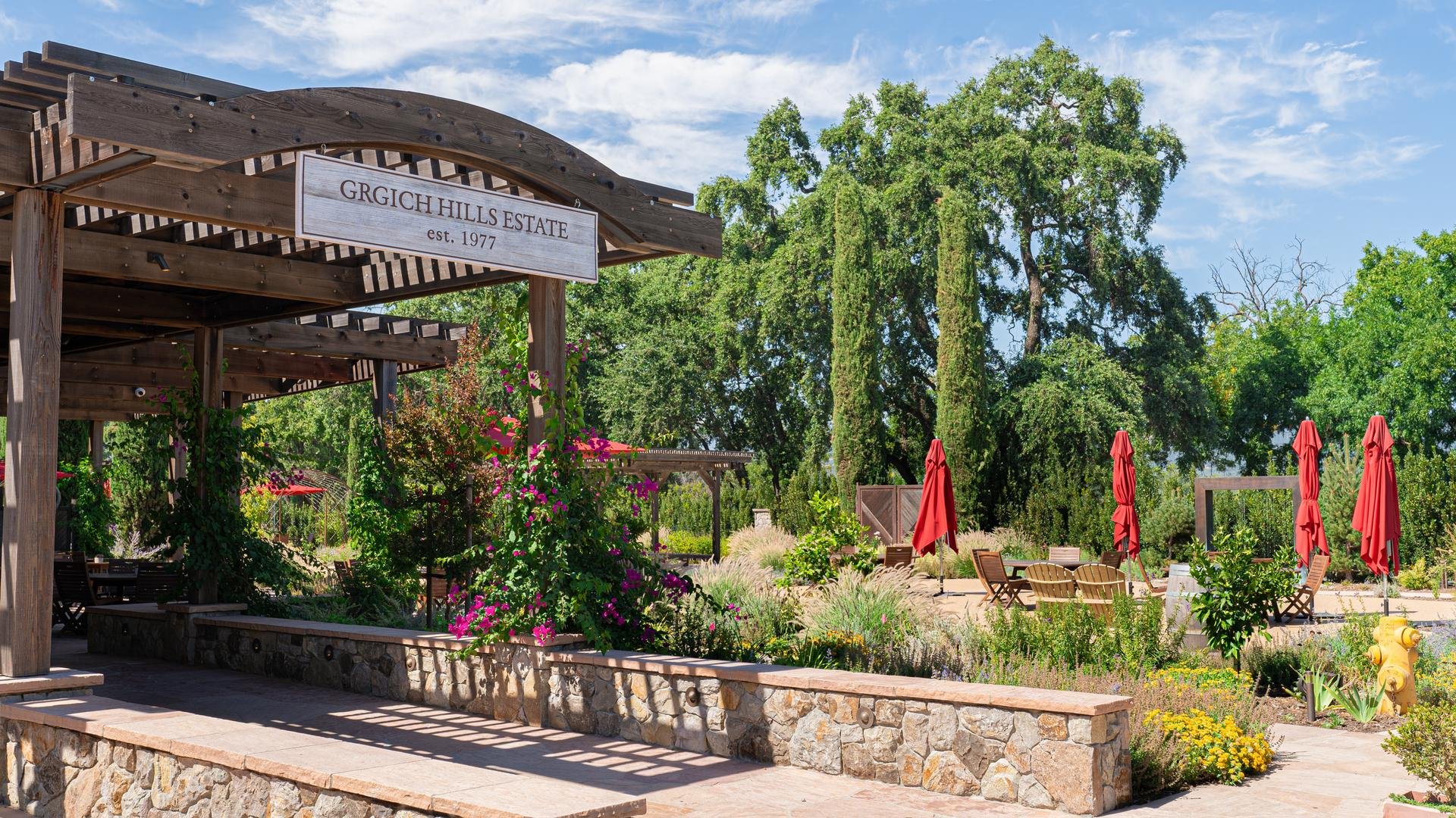 Grgich Hills Estate winery in Rutherford, United States