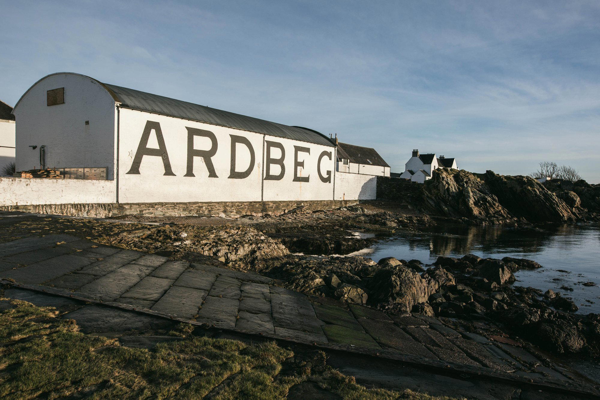 Ardbeg winery in Port Ellen
