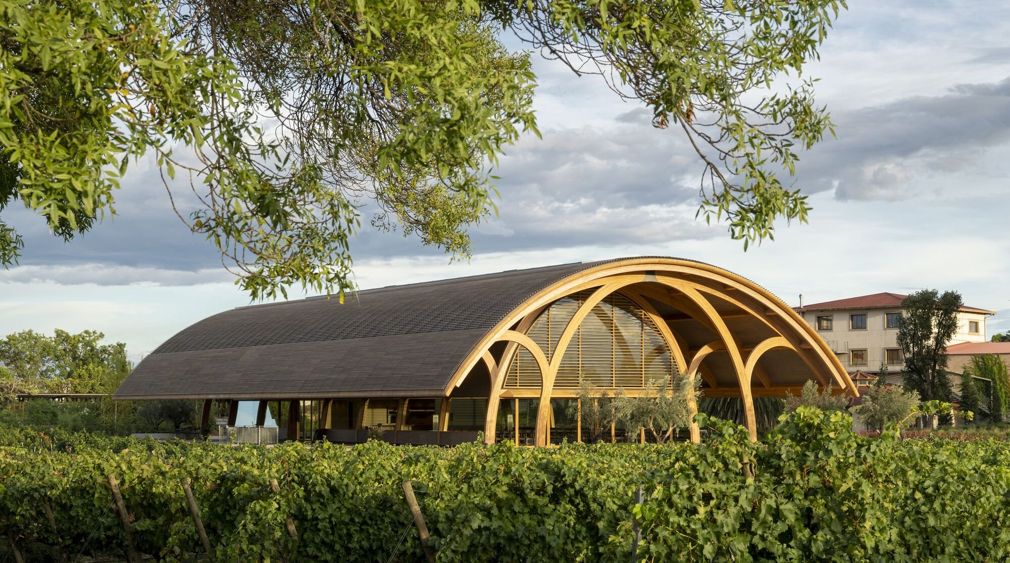 Bodegas Faustino winery in Oyón, Spain