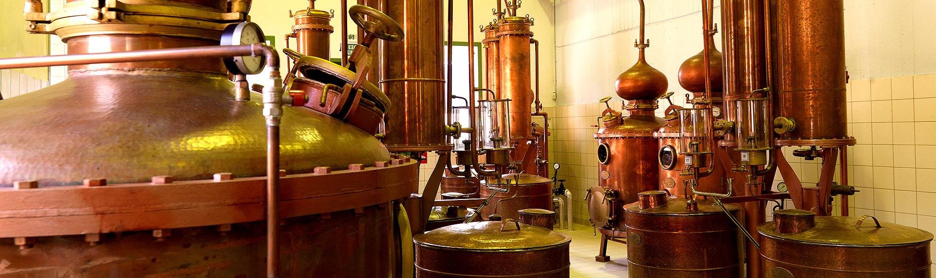 Campari Ouzo Distillery winery in Volos, Greece