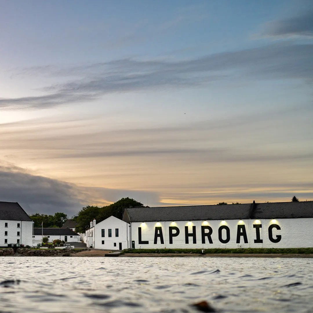 Laphroaig winery in Port Ellen, Scotland
