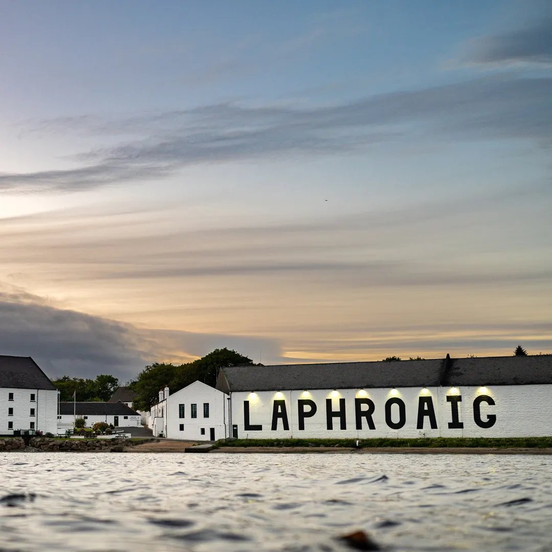 Laphroaig winery in Port Ellen, Scotland